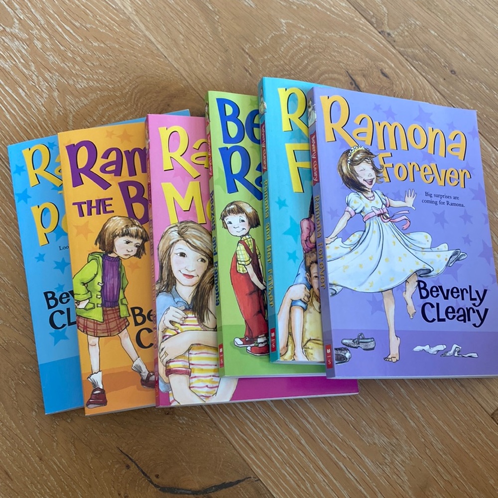 Ramona by Beverly Cleary book set of 6
